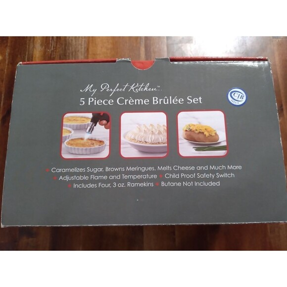 5 Piece Creme Brulee Set - Picture 2 of 6